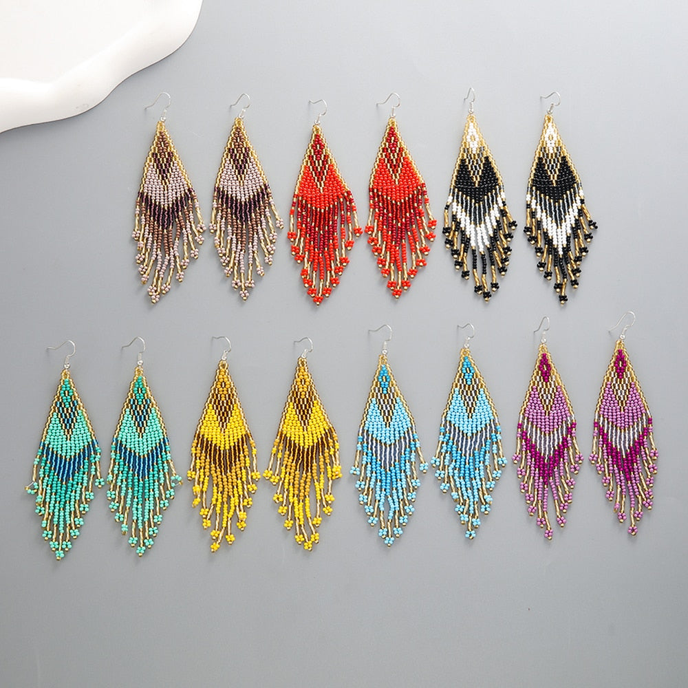 Boucle d'oreille Lola, 7 couleurs
