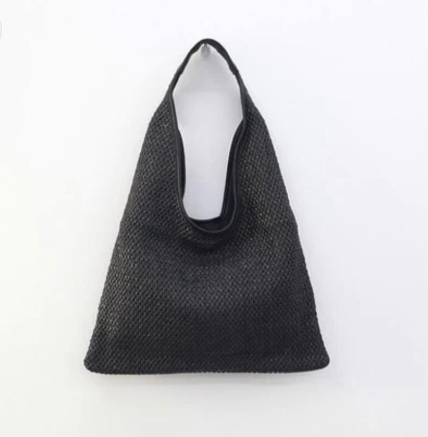 Blossom raffia bag, 3 colours, 2 models
