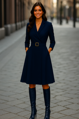 ROBE EN COTON KATTIE, 3 COULEURS, 8 GRANDES TAILLES