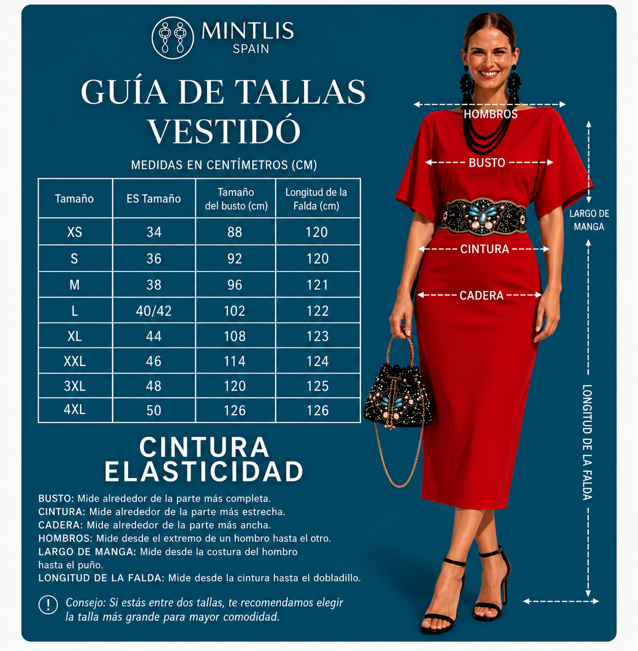 Vestido Algarve algodón licra con falin de piedras elástico incluido, 3 colores, tallas(34-50) video