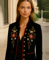 Dishley jacket with raised floral embroidery, sizes (36-48)