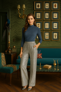 Sparkly sparkly elastic pants, 3 colors, sizes (36-46)