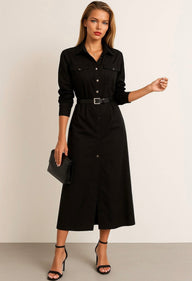 Robe chemise Lauren, 4 tailles