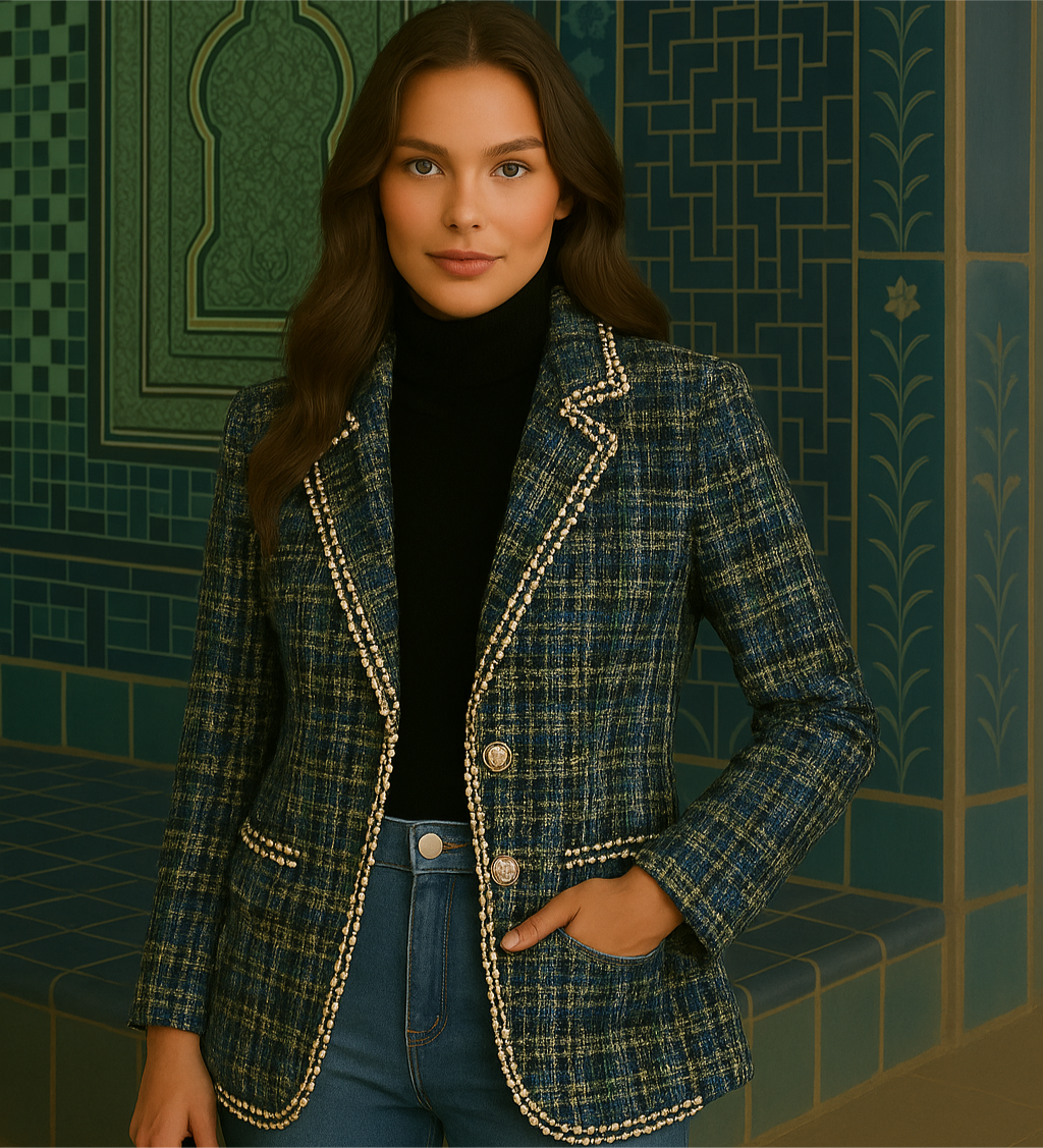 Blazers en coton Clotilde, 6 couleurs, 5 tailles