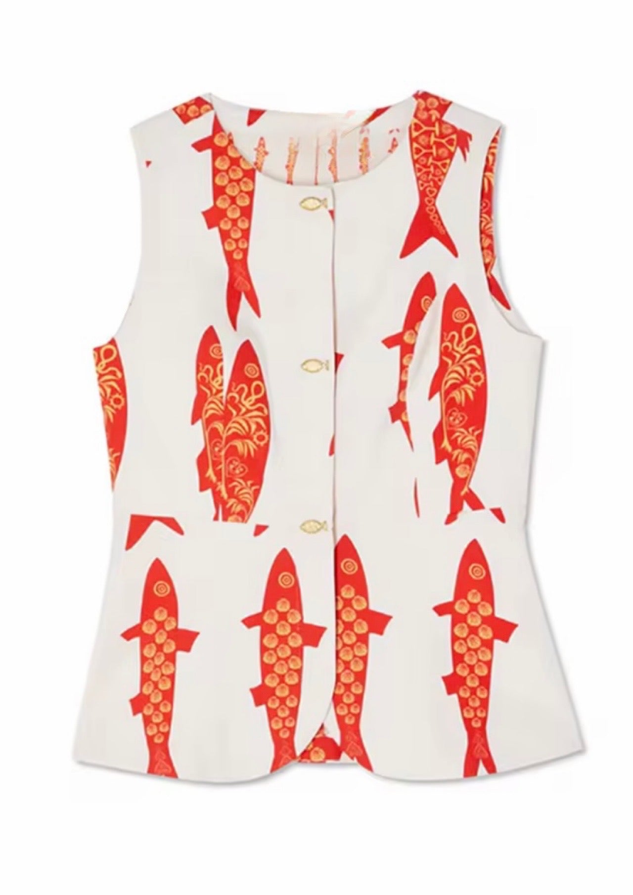 30% OFF Fish Top cotton lycra, (see matching pants) sizes (36-46)