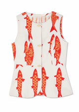 30% OFF Fish Top cotton lycra, (see matching pants) sizes (36-46)