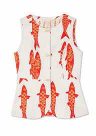 30% OFF Fish Top cotton lycra, (see matching pants) sizes (36-46)