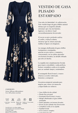 Vestido Suad gasa chiffon 2 estampados, tallas (34-48) vídeo