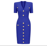 Vestido Cameron de punto de licra spandex adelgazante, 6 colores, tallas (36-46) made in Oporto