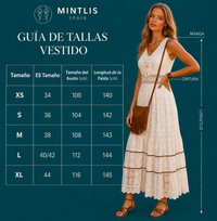 Zumma lace and embroidered dress. Cotton elastane with lining, sizes (34-44) video