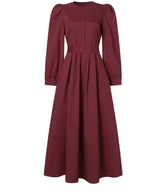 Laila cotton dress, 3 colors, sizes (36-48)
