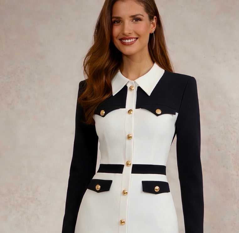 Vestido Sarah de algodón, tallas (36-46)