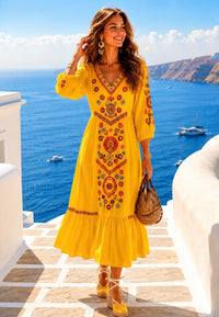 Diane dress, cotton lycra elastane, sizes (36-48)