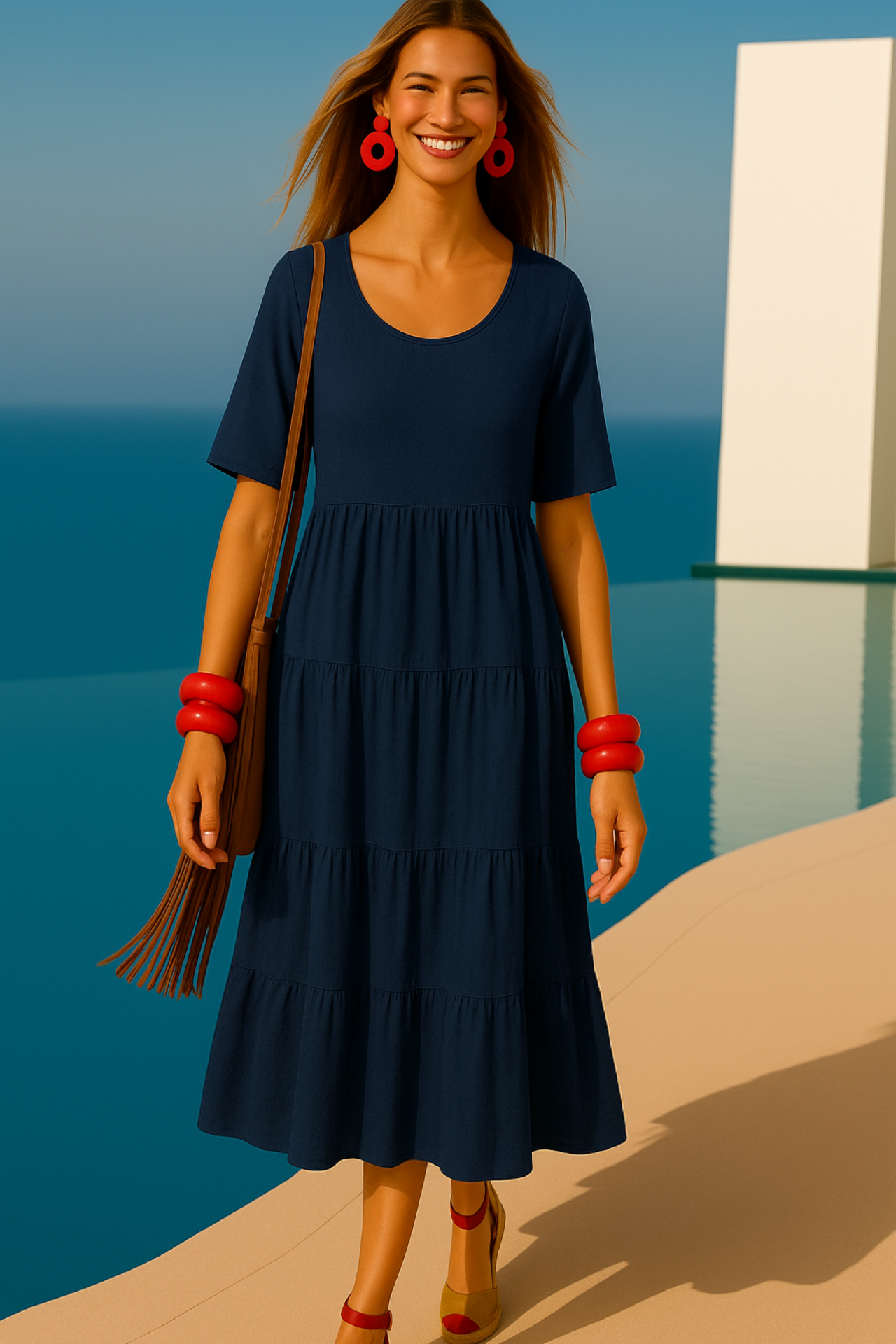 Up to -50% OFF Lorena dress, 4 colors, sizes (36-46)