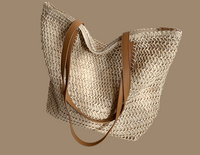 Bolso Finland raffia asa hombro, 2 colores