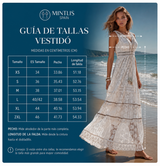 Sahara lace dress, 2 colors, white and beige with inner lining, elastic, sizes (36-44)