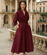 Vestido Modenas Winter camisero algodón licra, 3 colores, tallas (36-52)