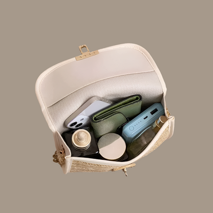 Linen toiletry bag