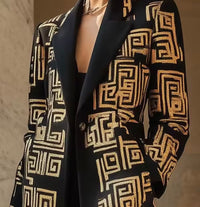 Levita Carmen bordado mezcla lana,tallas (36-48)