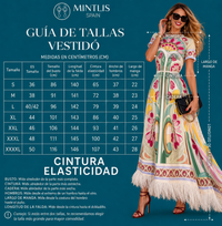 Vestido Grecia estampado de viscosa, tallas (34-46) video