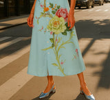 Amores shirt dress, 4 prints, sizes (36-52) see footwear section 25
