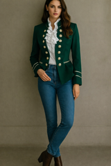 Pia jacket, cotton blend, sizes (36-48)