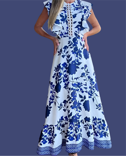 Printed Monarch dress, 4 sizes