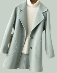 Mintlis mujer, 100% lana, levita Gracia, 6 colores tallas(36-48) made in Oporto