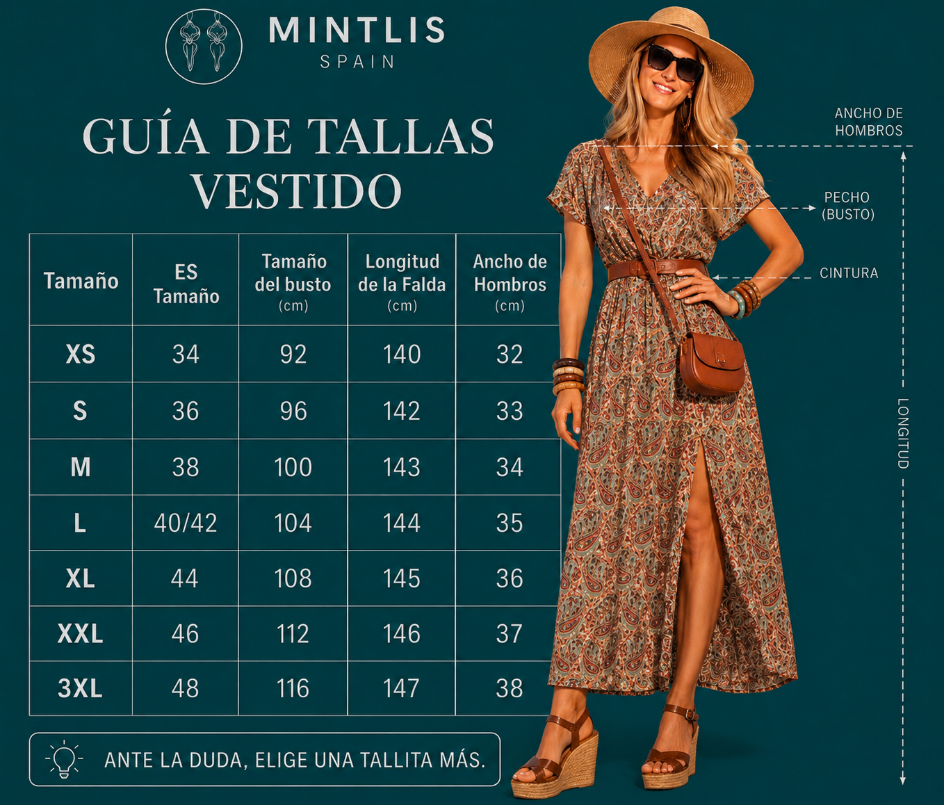 Vestido Alina cruzado incluido fajín, 5 estampados, tallas (34-50) vídeo