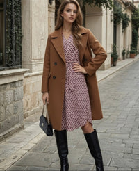 Gabriela frock coat, lined, pockets, buttons, 4 colors, sizes (36-48) made in India