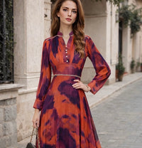 Vestido Hilton de gasa, tallas (36-46)