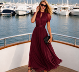 Vestido Lamberty chiffon elasticidad, 4 colores tallas (34-48) vídeo