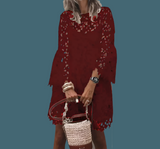 Amazing embroidered dress in 4 colours, sizes (36-48)