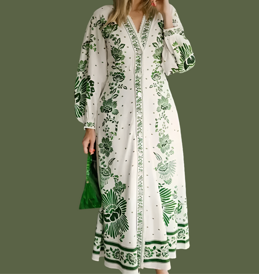 Samantha printed shirt dress, 4 sizes