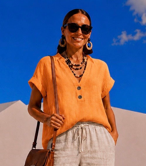 Chemise Fandango en coton, 2 couleurs, 8 GRANDES TAILLES