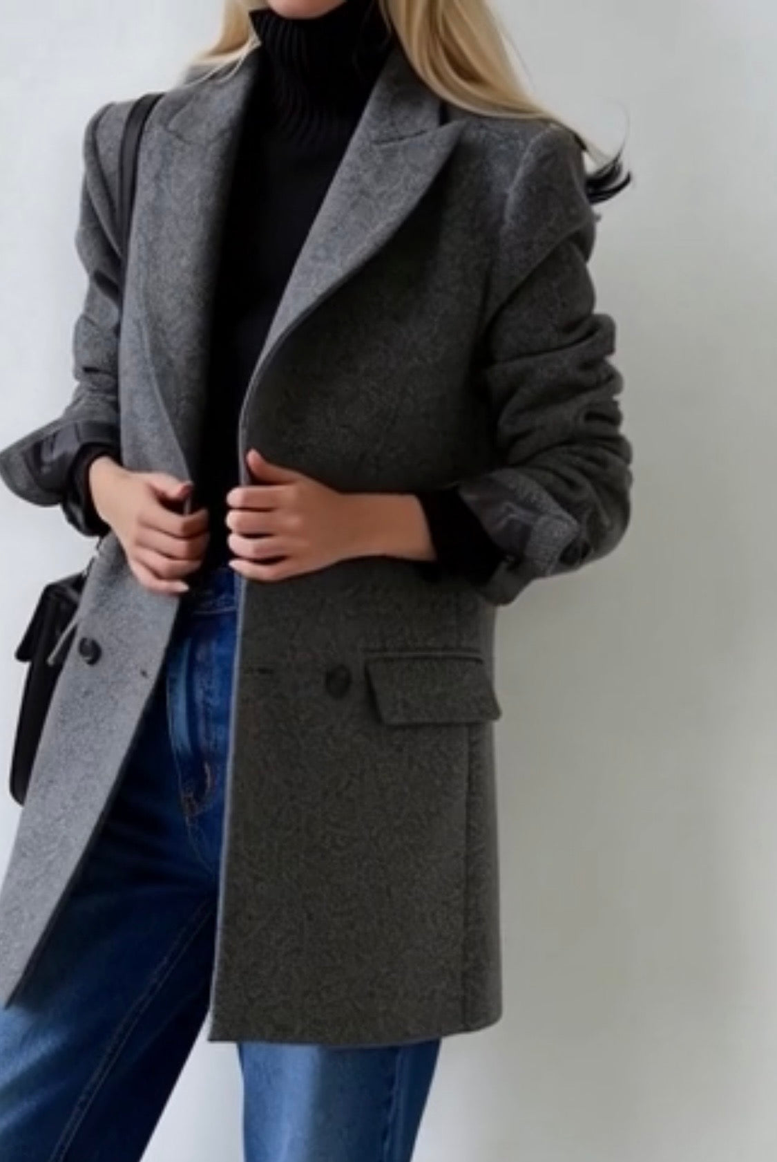 Pino blazer, 100% wool herringbone pattern, 2 colors brown and grey, sizes (36-46), high quality, made in Portugal