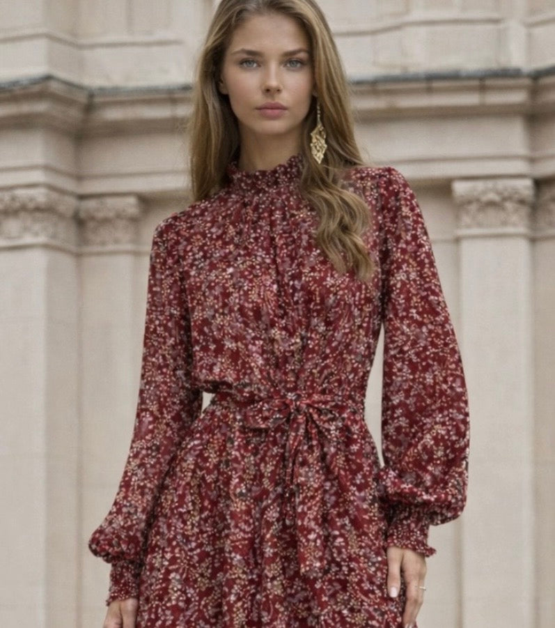 Vestido Roma gasa, 2 estampados, tallas (34-48)
