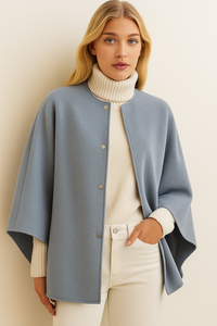 Anna wool cape jacket sizes (36-50)