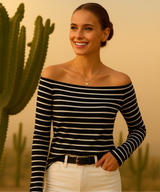 40% OFF striped Marina top, 3 colors and sizes (36-48)