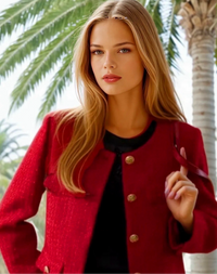 Mintlis mujer, tweed lana, chaqueta Marcia, tallas (36-46)