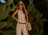 Happy 2-piece set: top and trousers with elasticated waist, 4 prints, sizes (36-50), video