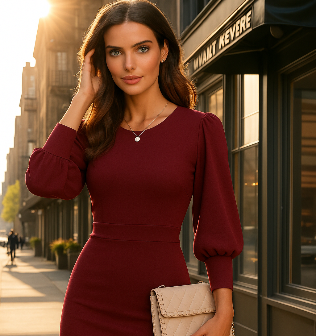 Mafalda spandex dress, 5 colors, 5 sizes