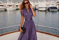 Vestido Lamberty chiffon elasticidad, 4 colores tallas (34-48) vídeo