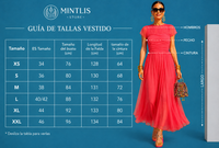 Vestido Quevedo punto licra, gasa, viscosa y tul, pecho y cintura elastane, 2 colores, tallas (34-48) vídeo
