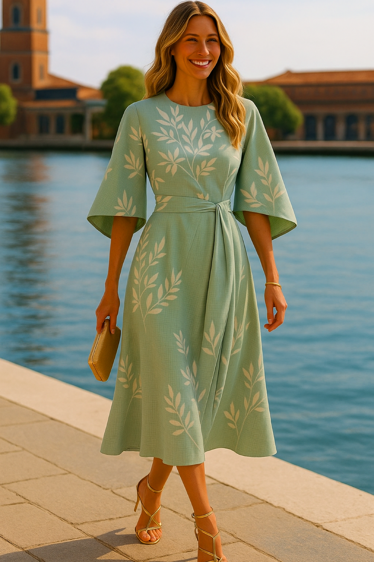 Mintlis cotton gauze Chelsea dress, sizes (36-44)