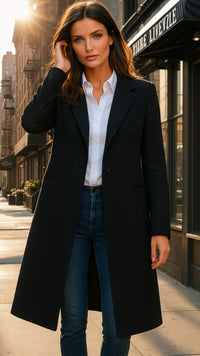 Mintlis women's Loreto cold wool coat with lining, sizes (36-48)