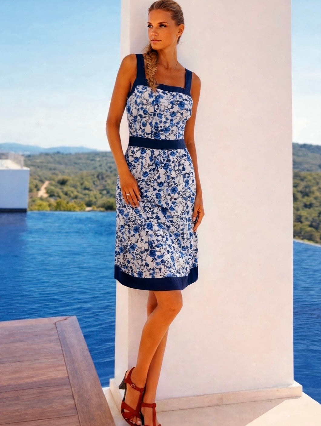 Vestido ⭐️ Copacabana Lycra estampado, tallas (34-46) video