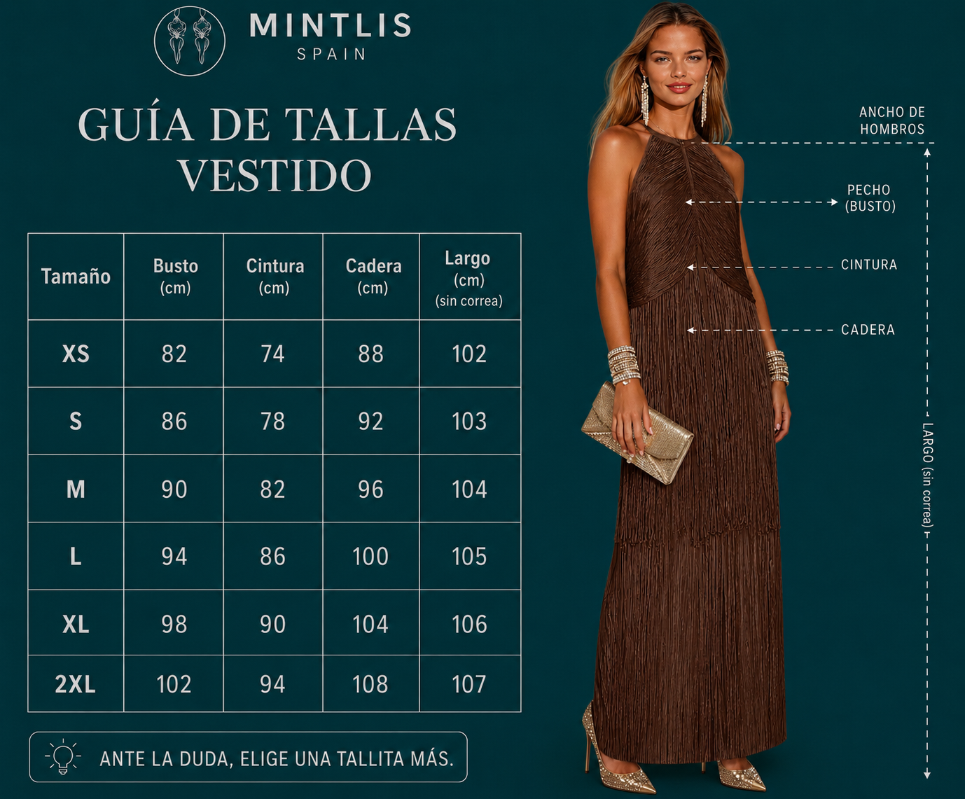 Vestido Alma flecos 3 colores, algodon licra satinado, tallas (34-48)