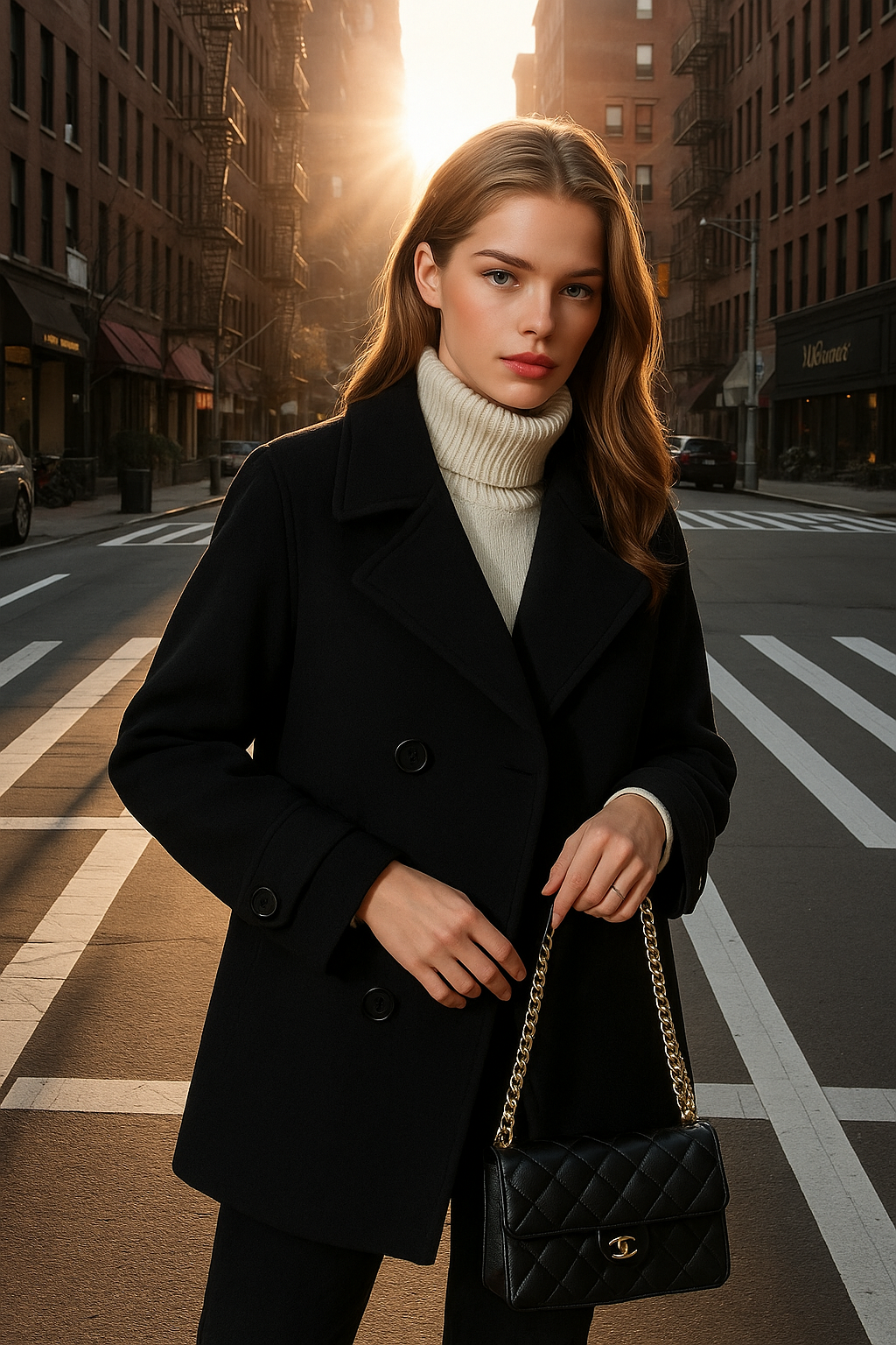 Amber wool jacket, 5 colors, sizes (36-50)