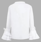 Camisa Flamenco de algodón, 5 colores, tallas (36-50) vídeo